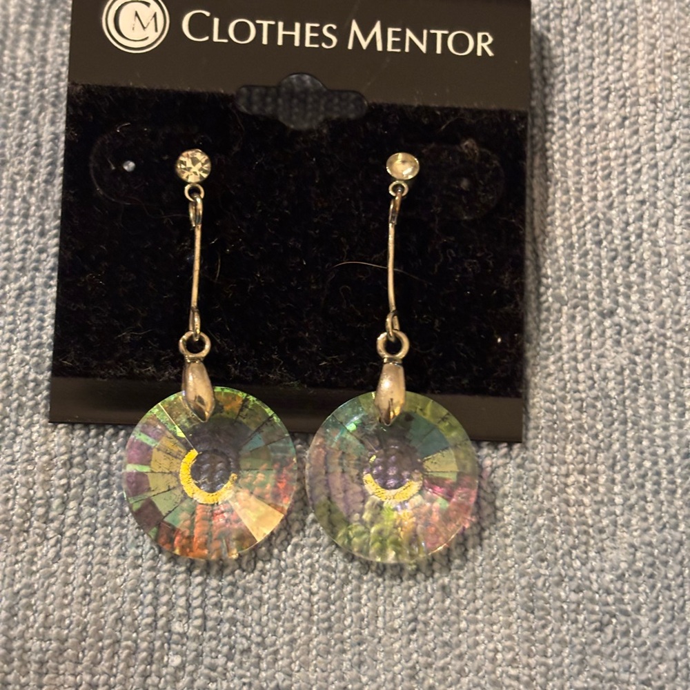 Silver and Multicolor Earrings